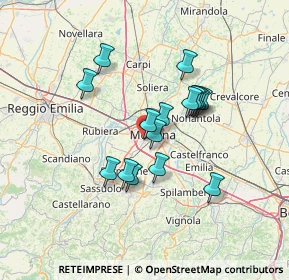 Mappa Via Alessandro Cagliostro, 41126 Modena MO, Italia (11.12438)