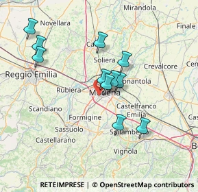 Mappa Via Alessandro Cagliostro, 41124 Modena MO, Italia (12.98727)