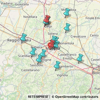 Mappa Via Alessandro Cagliostro, 41124 Modena MO, Italia (13.00533)