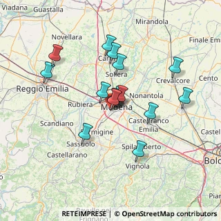 Mappa Via Alessandro Cagliostro, 41124 Modena MO, Italia (12.342)