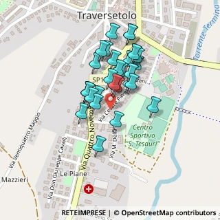 Mappa Via Montegrappa, 43029 Traversetolo PR, Italia (0.16)
