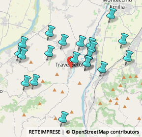 Mappa Via Montegrappa, 43029 Traversetolo PR, Italia (3.907)