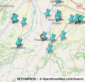 Mappa Via Montegrappa, 43029 Traversetolo PR, Italia (10.022)