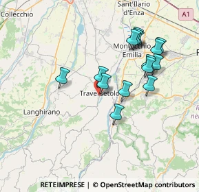 Mappa Via Montegrappa, 43029 Traversetolo PR, Italia (6.99867)