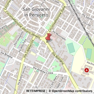 Mappa Via Bologna, 10, 40017 San Giovanni in Persiceto, Bologna (Emilia Romagna)