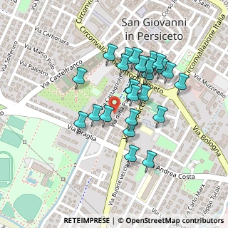 Mappa Via della Pace, 40017 San Giovanni In Persiceto BO, Italia (0.19615)
