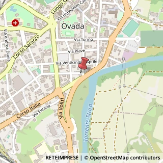 Mappa Via Siri, 12, 15076 Ovada, Alessandria (Piemonte)