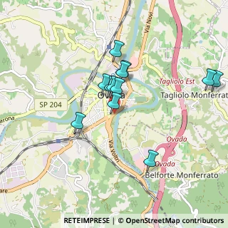 Mappa Via Siri, 15076 Ovada AL, Italia (0.78083)