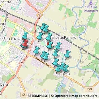 Mappa Via Francesco Malipiero, 41122 Modena MO, Italia (0.792)