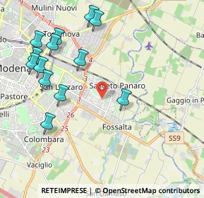 Mappa Via Francesco Malipiero, 41122 Modena MO, Italia (2.40231)