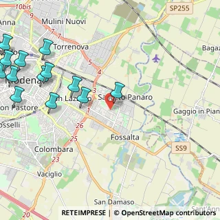 Mappa Via Francesco Malipiero, 41122 Modena MO, Italia (3.09077)