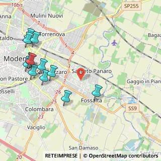 Mappa Via Francesco Malipiero, 41122 Modena MO, Italia (2.5475)