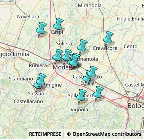 Mappa Via Francesco Malipiero, 41122 Modena MO, Italia (10.86533)