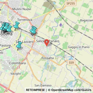 Mappa Via dei Tornitori, 41122 Modena MO, Italia (3.60923)