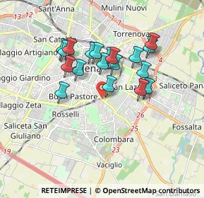 Mappa Via Monte Santa Giulia, 41125 Modena MO, Italia (1.52)