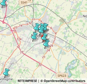 Mappa Via Monte Santa Giulia, 41125 Modena MO, Italia (3.73818)