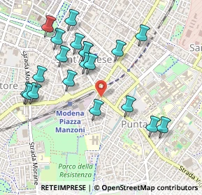 Mappa Via Monte Santa Giulia, 41125 Modena MO, Italia (0.522)