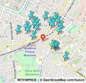 Mappa Via Monte Santa Giulia, 41125 Modena MO, Italia (0.42)