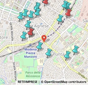 Mappa Via Monte Santa Giulia, 41125 Modena MO, Italia (0.6115)