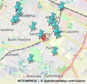 Mappa Via Monte Santa Giulia, 41125 Modena MO, Italia (1.104)