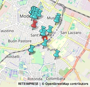Mappa Via Monte Santa Giulia, 41125 Modena MO, Italia (0.944)