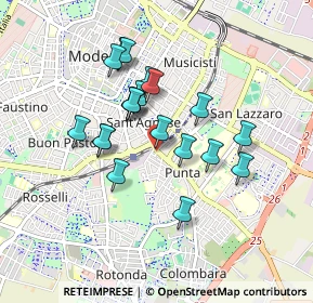 Mappa Via Monte Santa Giulia, 41125 Modena MO, Italia (0.7385)