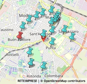 Mappa Via Monte Santa Giulia, 41125 Modena MO, Italia (0.98)