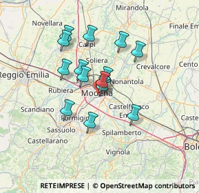 Mappa Via Monte Santa Giulia, 41125 Modena MO, Italia (11.14643)