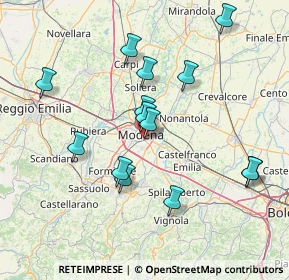 Mappa Via Monte Santa Giulia, 41125 Modena MO, Italia (14.75143)