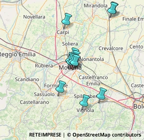 Mappa Via Monte Santa Giulia, 41125 Modena MO, Italia (11.02417)