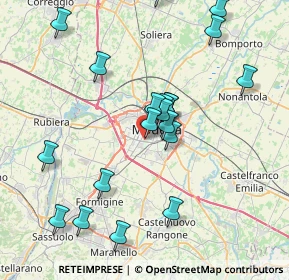 Mappa Via Filippino Lippi, 41124 Modena MO, Italia (8.0495)