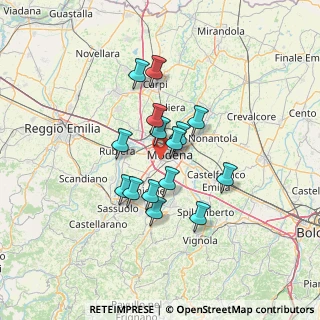 Mappa Tangenziale Sud Pablo Neruda, 41126 Modena MO, Italia (10.56)