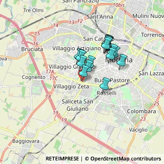 Mappa Tangenziale Sud Pablo Neruda, 41126 Modena MO, Italia (1.4535)