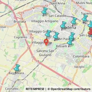 Mappa Via Costanzo Varoli, 41126 Modena MO, Italia (2.90083)