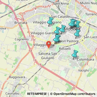 Mappa Via Costanzo Varoli, 41126 Modena MO, Italia (2.02636)