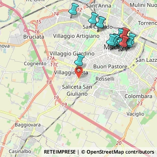 Mappa Via Costanzo Varoli, 41126 Modena MO, Italia (2.7045)