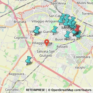 Mappa Via Costanzo Varoli, 41126 Modena MO, Italia (2.4645)