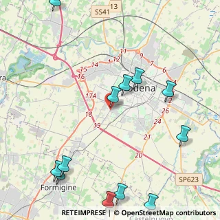 Mappa Via Costanzo Varoli, 41126 Modena MO, Italia (5.785)