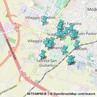 Mappa Via Costanzo Varoli, 41126 Modena MO, Italia (0.819)