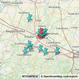 Mappa Via Costanzo Varoli, 41126 Modena MO, Italia (10.61929)