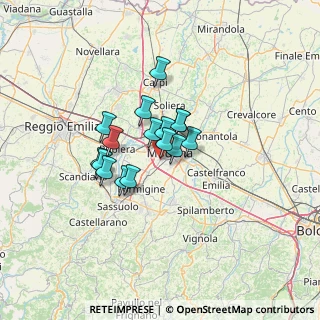 Mappa Via Costanzo Varoli, 41126 Modena MO, Italia (8.73)