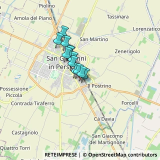 Mappa Via Marzocchi, 40017 San Giovanni in Persiceto BO, Italia (1.04083)