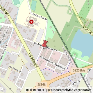 Mappa Via Cristoforo Colombo, 3, 40017 San Giovanni in Persiceto, Bologna (Emilia Romagna)