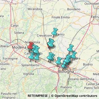 Mappa Via Marzocchi, 40017 San Giovanni in Persiceto BO, Italia (11.984)