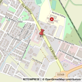 Mappa Via Bologna, 110, 40017 San Giovanni in Persiceto, Bologna (Emilia Romagna)