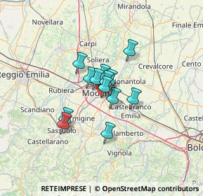 Mappa Via Pegli, 41125 Modena MO, Italia (7.88)