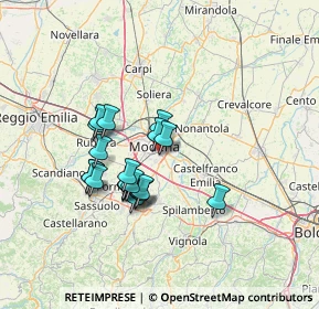 Mappa Via Pegli, 41125 Modena MO, Italia (11.314)