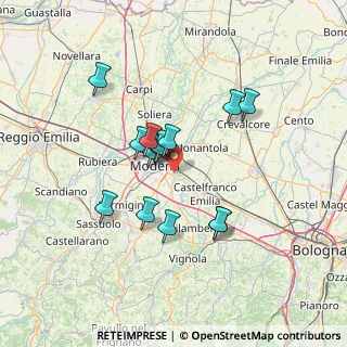 Mappa Via D. Ellington, 41122 Modena MO, Italia (11.645)