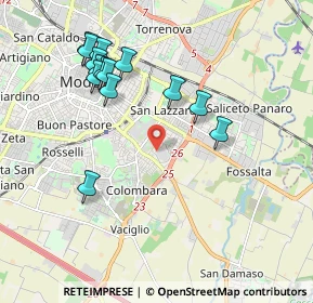 Mappa Via Roberto Serracchioli, 41125 Modena MO, Italia (2.04857)