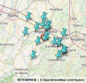 Mappa SP 25, 42020 Albinea RE, Italia (11.4975)